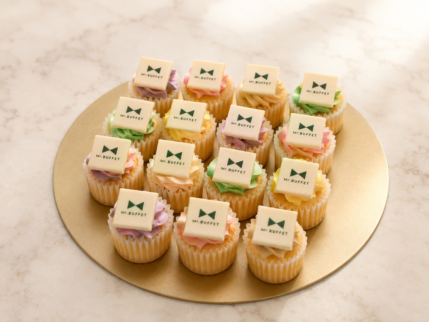 オリジナルロゴカップケーキ　FOR COMPANY