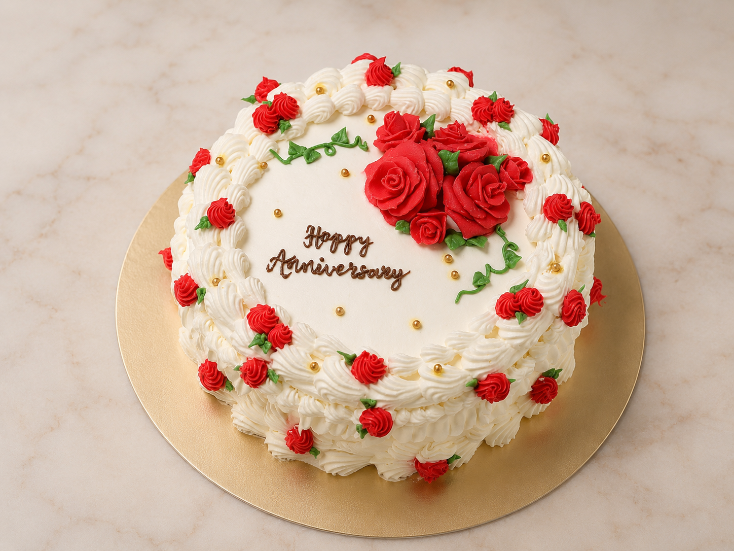 フラワーデコレーションケーキ　FOR YOU