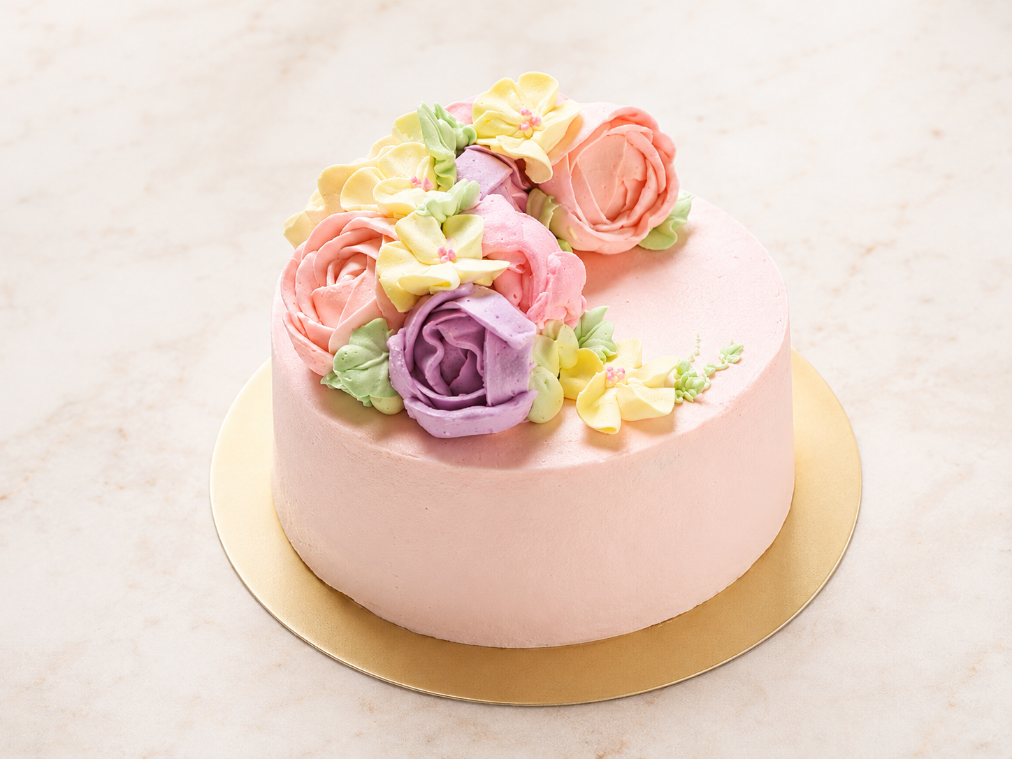 3Dフラワーデコレーションケーキ　FOR YOU