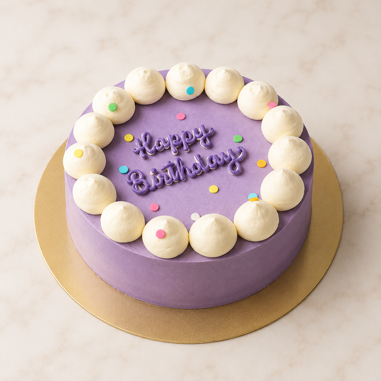 センイル風レタリングケーキ　FOR YOU